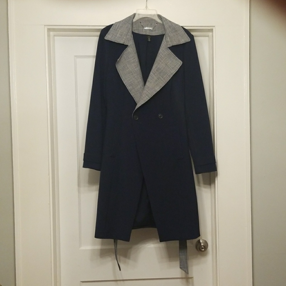White House Black Market Trench Jacket